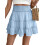 Damen-Sommerrock mit integrierter Shorts, hellblau, Größe L 1