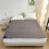 Protège-matelas imperméable matelassé en coton blanc rose 1