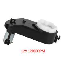 12V12000RPM elektromos motor sebességváltó gyerekeknek való játékokhoz