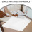 White canvas roll for painting and crafts, large blank cloth 3