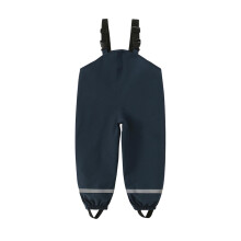 Kids Waterproof Rain Pants with Suspenders Lightweight Long