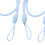 Rope Curtain Tiebacks with Tassels Blue 2 pcs 70 cm 2