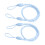 Rope Curtain Tiebacks with Tassels Blue 2 pcs 70 cm 7