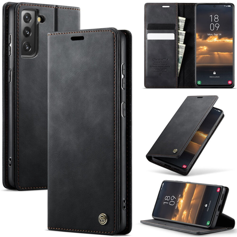 Caseme Calf Leather Wallet Case For Samsung Galaxy S21 Fe 9170372608461