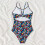 Women's Vintage One Piece Swimsuit Ruched 7