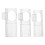 Flute mouthpiece transparent replacement set 3 pcs 6