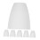 Light Lamp Shades for Floor Lamps Flat Plastic 6 Pcs 6