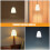 Light Lamp Shades for Floor Lamps Flat Plastic 6 Pcs 7