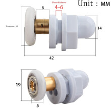 Shower Door Rollers 4pcs 19/23/25/27/29mm