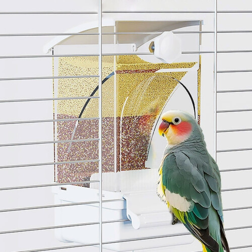 Hanging Bird Feeder Transparent 1.7L Large Capacity
