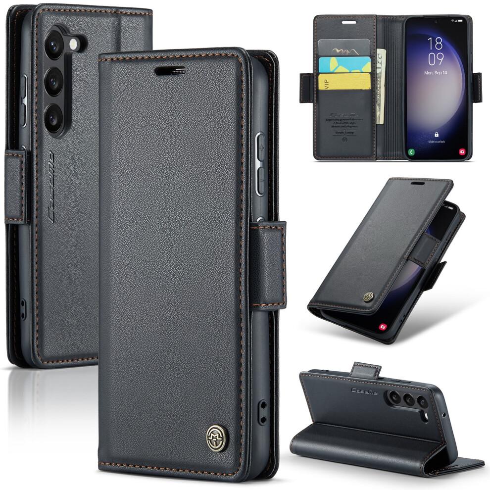 Caseme Leather Wallet Case For Samsung Galaxy S23 Plus 5G 9170372598052