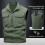 Men's reversible sleeveless work jacket solid color 1 piece 1