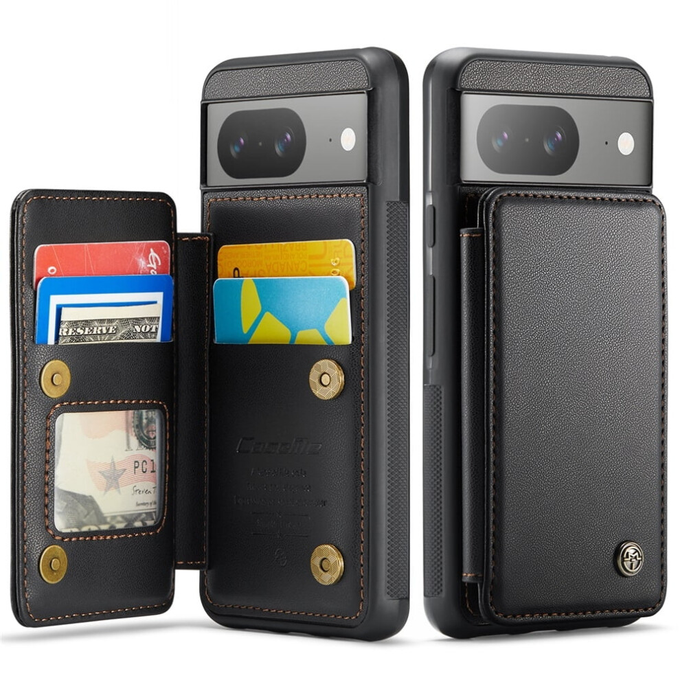 Caseme Leather Wallet Case For Google Pixel 8 6.3 Inch 9170372607068
