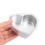 Set de 4 forme de tort din aluminiu, în formă de inimă 5