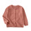 Kids' Solid Knit Cardigan Long Sleeve Button Front Coffee 1