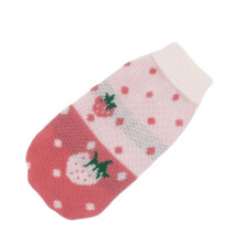 Suéter de Natal rosa com estampa de gato e cachorro, tamanho 10.