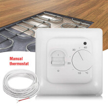 Thermostat mural pour chauffage au sol 16A 220V blanc