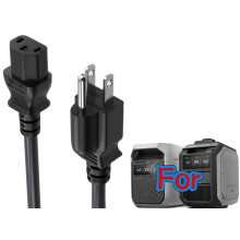 UL-gelistetes 1,8 m langes Netzkabel für EcoFlow Delta3 und Delta3