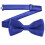 Bow Tie Solid Blue Adjustable for Kids Boys Free Size 1