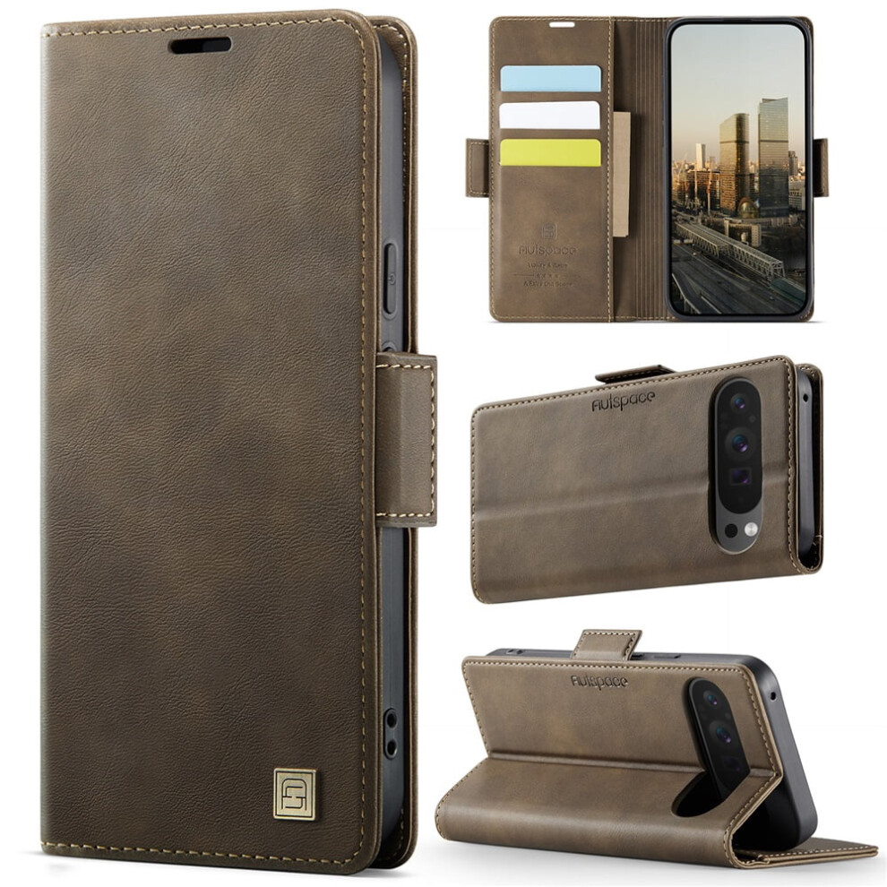 Autspace Magnetic Wallet Phone Case For Google Pixel 9 Pro 9170372607648