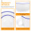 Dinnerware Set White Blue 1 Person 3