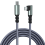 USB-C-zu-USB-C-Ladekabel, 60 W, 2 m, nylonummantelt, rechts 1