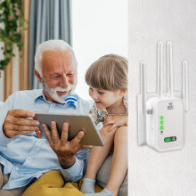 WiFi-extender 2,4 GHz 300 Mbps met Ethernet-poort
