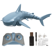 Remote Control Shark Toy Waterproof RC Boat for Kids