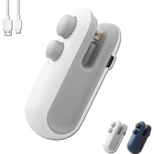 Ampltulastd Bag Sealer Portable Heat Sealing Machine White