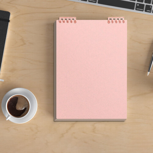 Journaling Notebook A5 Grid 60 Pages Pink