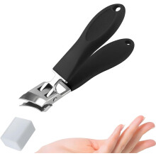 Cortaúñas inclinados para hombre con amplia apertura de mandíbula