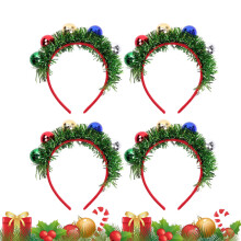 Green Christmas Spotlight Headband 4-Pack
