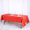 Red Rectangle Tablecloth 60 x 102 inches 7