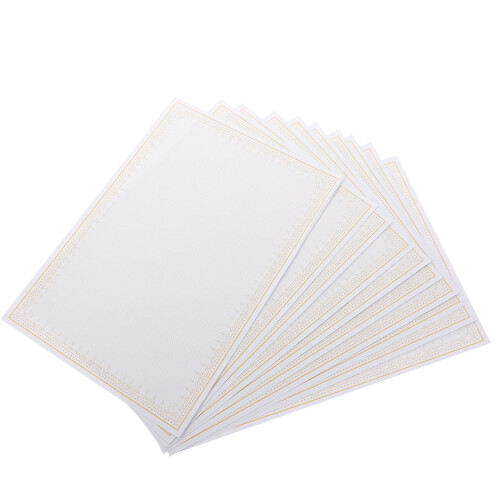 FRCOLOR certificaatpapier, dik, voor studenten, 10 vellen