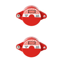Outdoor faucet lock ABS red 4.91 x 3.14 x 1.57 in 2 pack