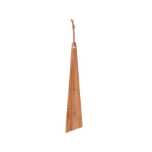 Spatola in legno di teak con cordino per appenderla (1 pezzo)