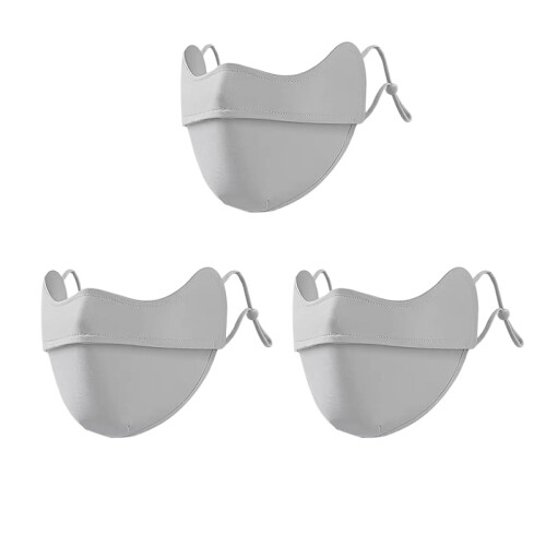 UV Face Mask Sun Protection UPF 50+ 3PCS