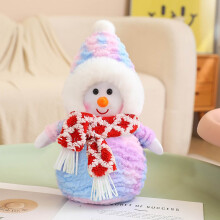 Snowman Plush Toy with Scarf 13.77 in