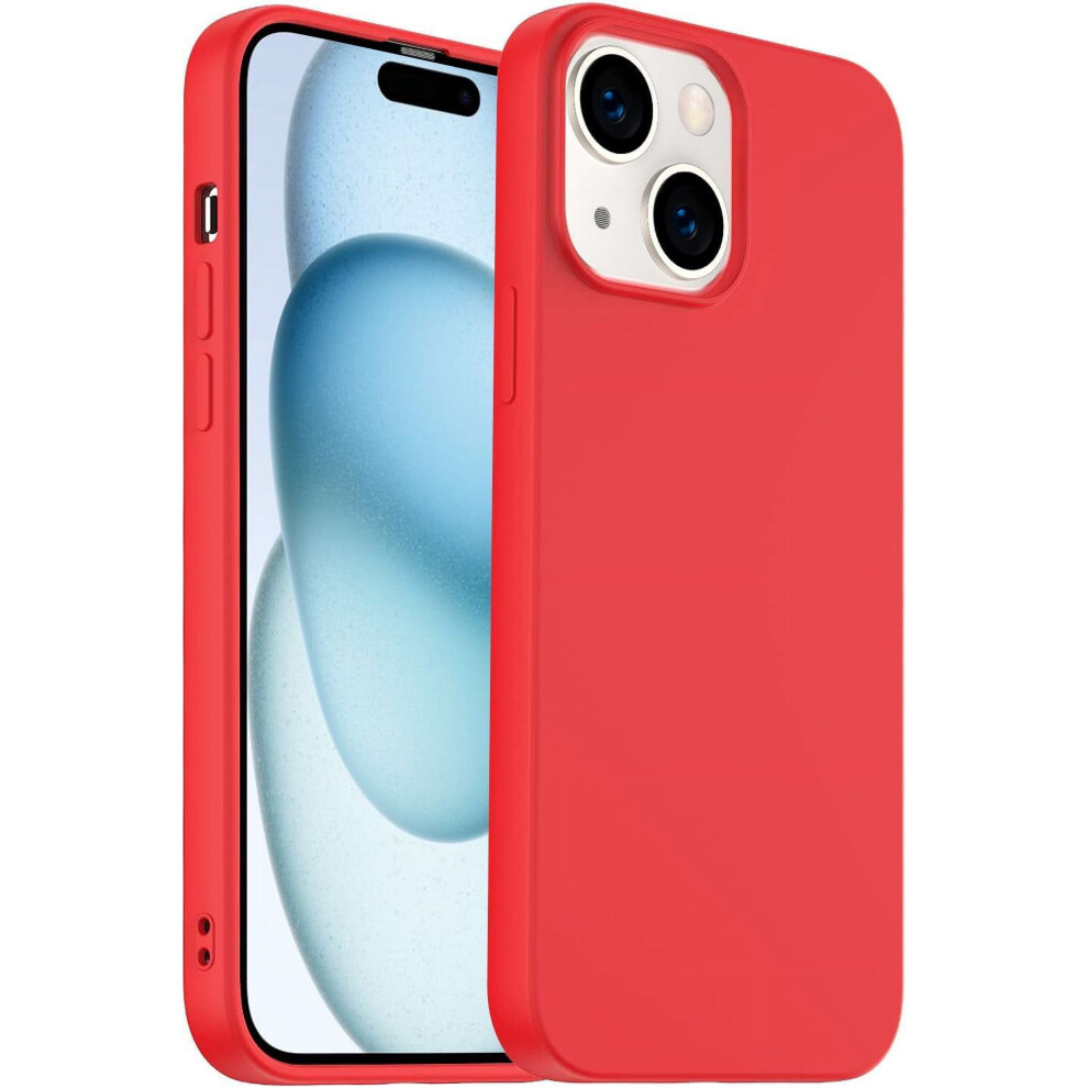 Iphone 15 Case Ultra Slim Silicone Shockproof Red 9180435655868