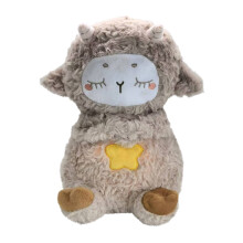 Pluche schaapje met ademhalingseffect voor angstverlichting (33 cm)
