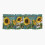 A-546 B Cottage Window Valance Sunflower Pattern 18x54 1