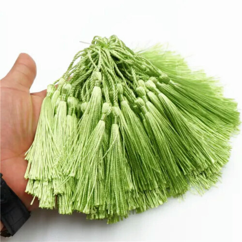 Craft Tassels Fringe Pendants Orange 100 pcs 2