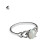 Oval White Opal Ring 925 Sterling Silver Size 10 5