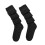 Women's Cotton Ankle and Thigh-High Compression Socks Black 4