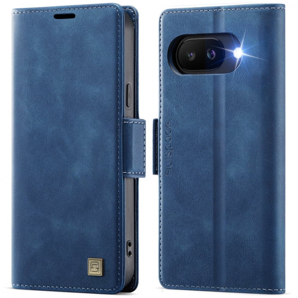 Magnetic Wallet Phone Case For Google Pixel 9A Blue 9180435658159