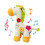Pluche giraf, geel, 33 cm 1