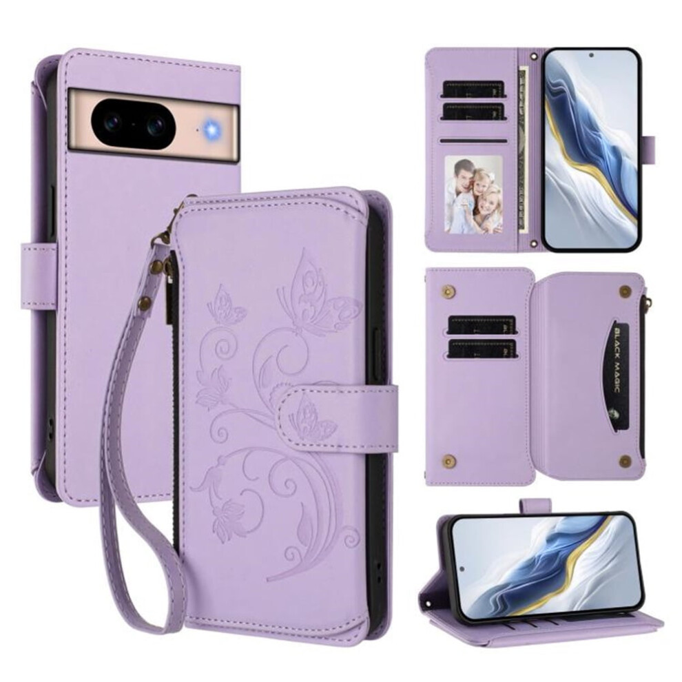 Magnetic Clasp Flip Stand Case For Google Pixel 8A Light 9165521158195