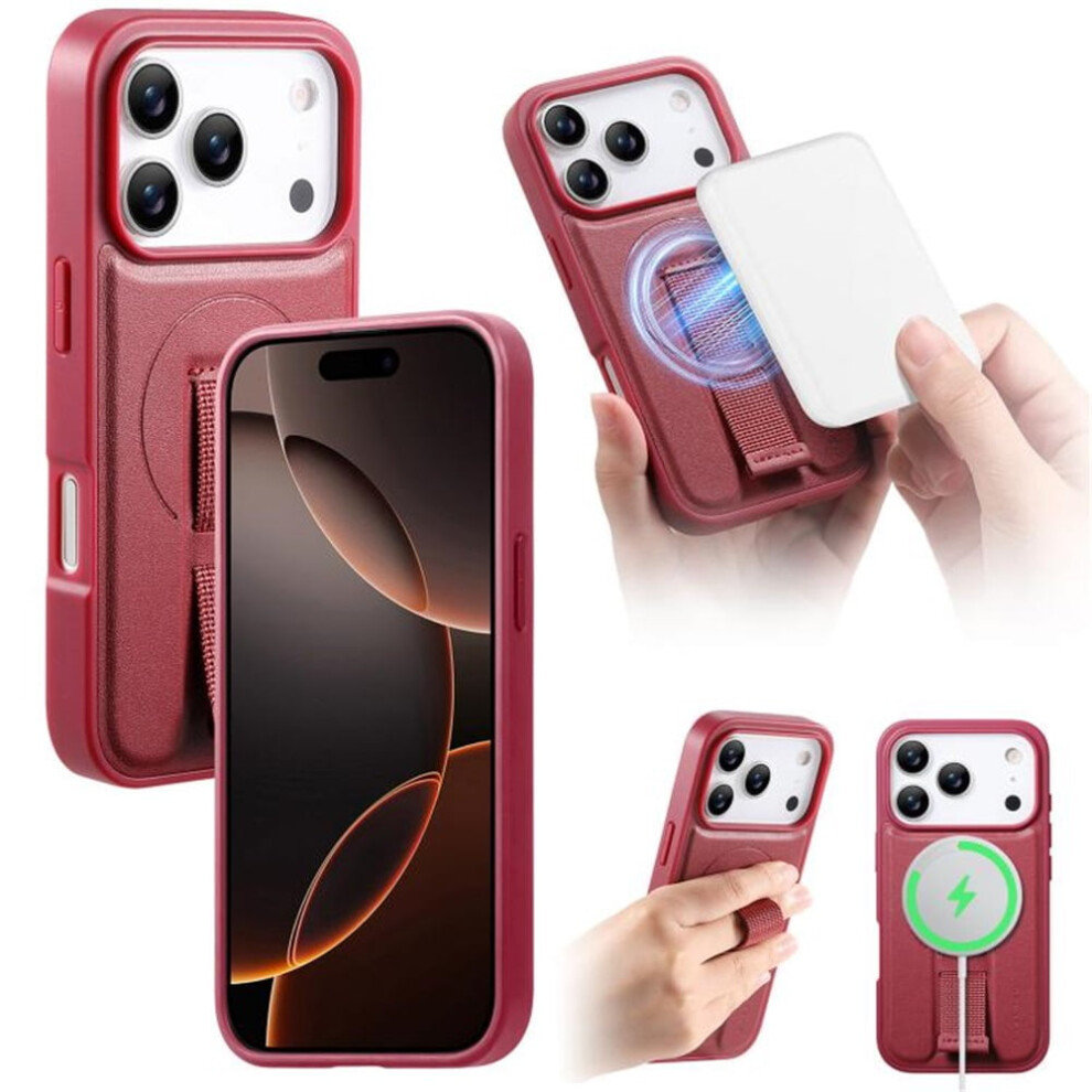 Magsafe Phone Case With Belt Clip And Kickstand For Red 9087558886813