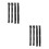 Iron Bottom Mount Drawer Slides Black 2 Pairs 1
