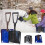 Folding Snow Shovel D-Handle Aluminum Blade 25x9in Black 1